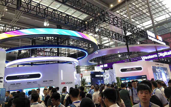 ?？低暽钲诎膊?huì)深圳展臺(tái)設(shè)計(jì)搭建